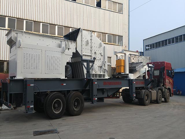 一台日产200吨建筑废料制砂机，整装待发