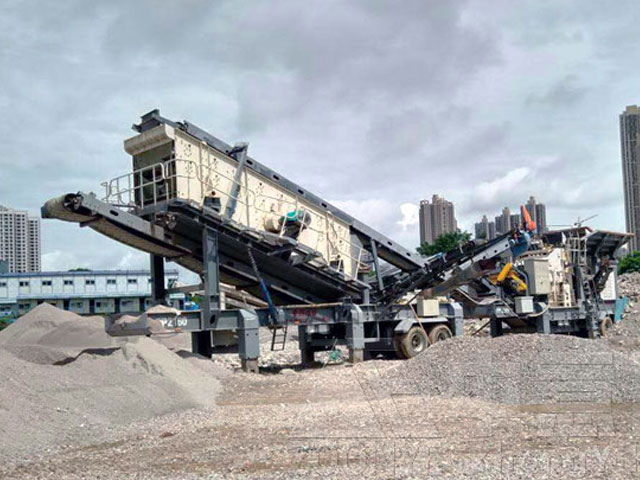 湖南日产3000吨移动式破碎制砂生产线案例现场