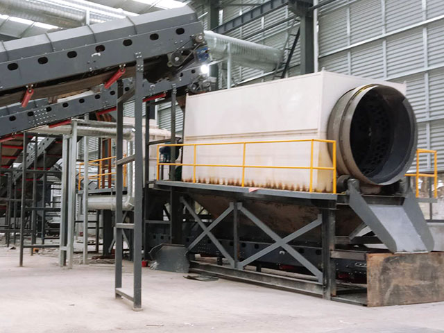 江苏时产200吨固定式建筑垃圾处理生产线正式投产